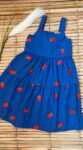 VESTIDOS AZUL COM MORANGOS