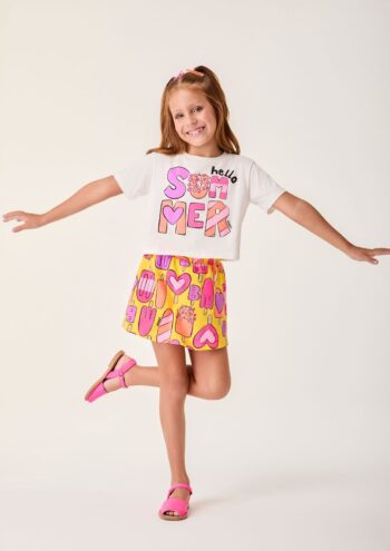 Conjunto short saia Summer Picolé