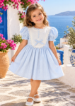 VESTIDO AZUL LISTRADO