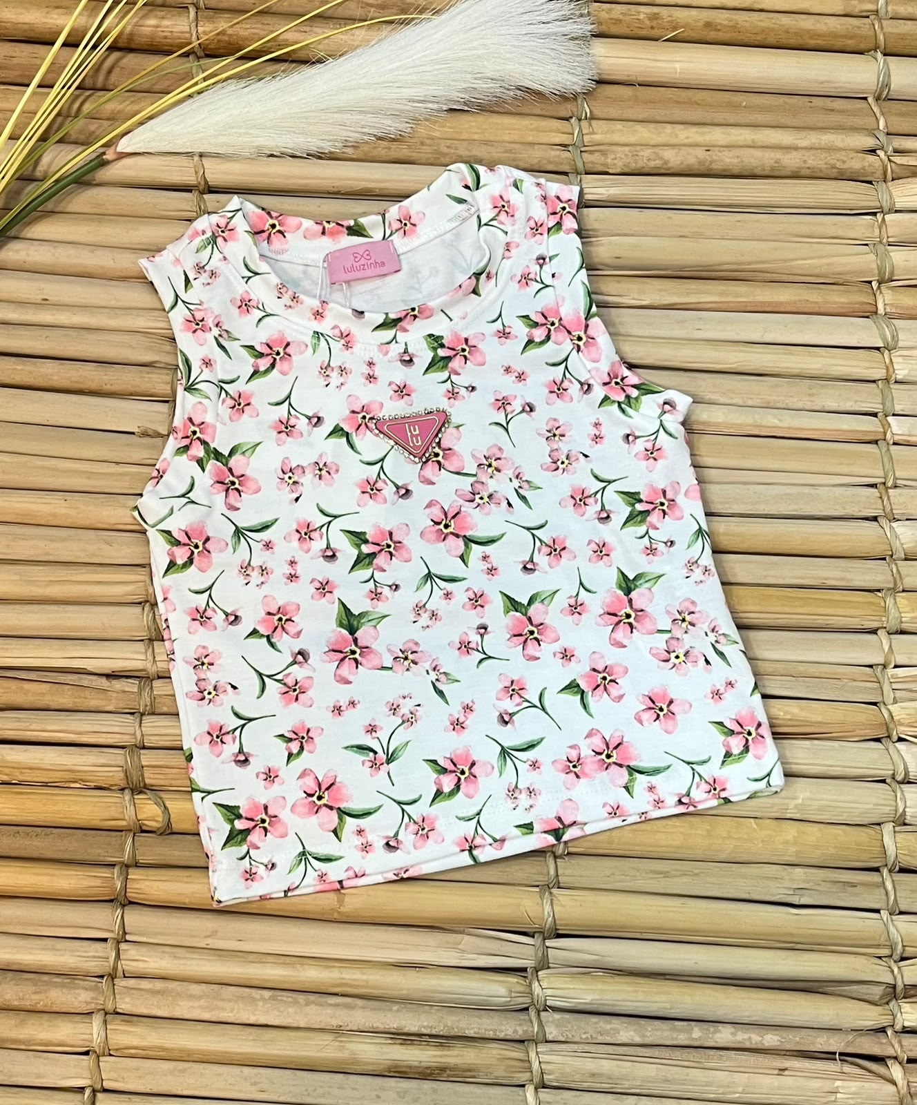 BLUSA ESTAMPADA ROSADA NOSSA