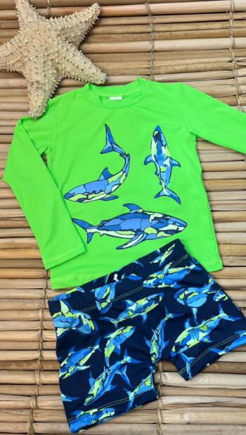 Conjunto Praia Infantil Dinossauro Esqueleto Tip Top